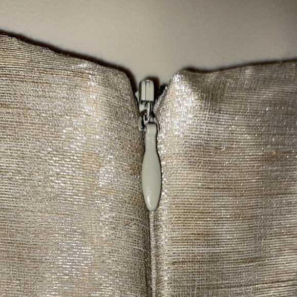 Roland Nivelais Bergdorf Goodman Gold Long Dress high couture Maxi - Picture 5 of 15